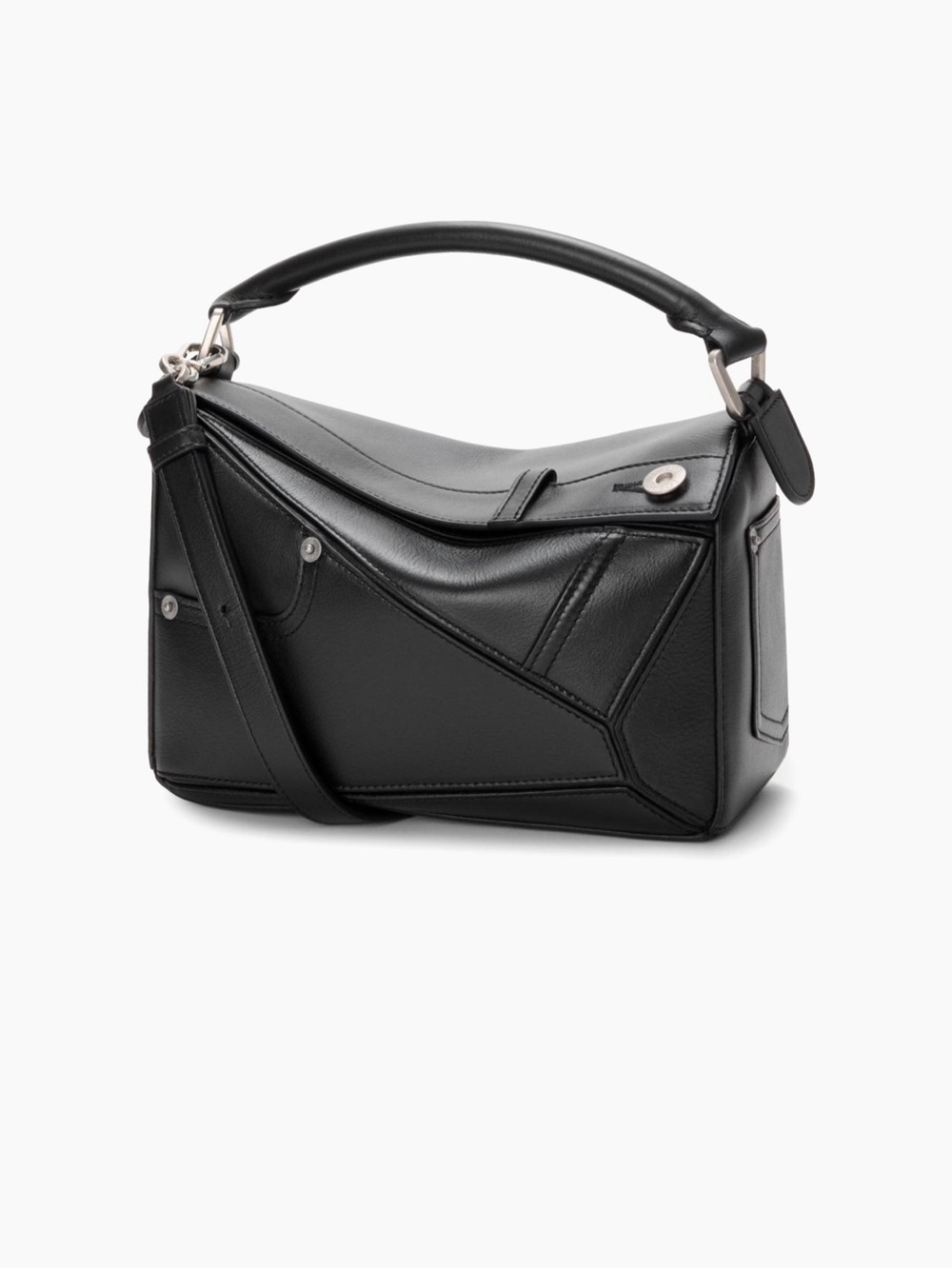 Panta Small Puzzle Bag in Shiny Calfskin